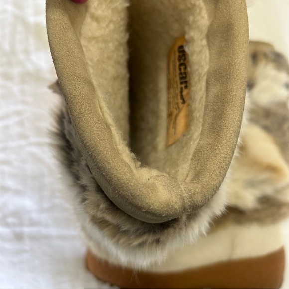 Oscar Sport Après-ski-Ski Women's rabbit Fur Winter Boots size 6 - Picture 10 of 16